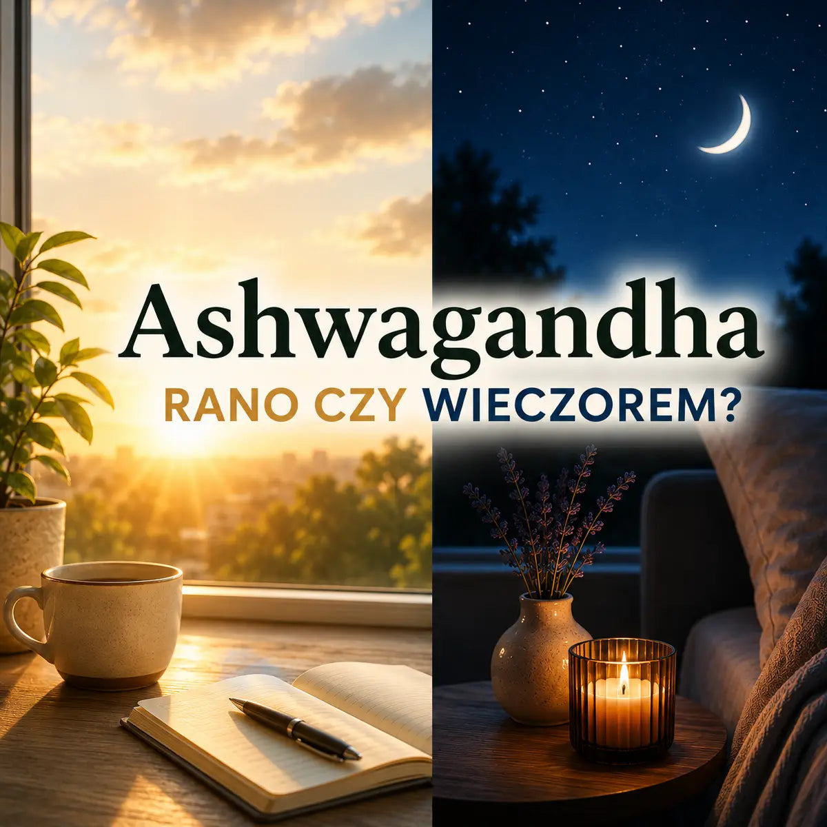 Ashwagandha rano czy wieczorem – kiedy najlepiej brać ashwagandhę