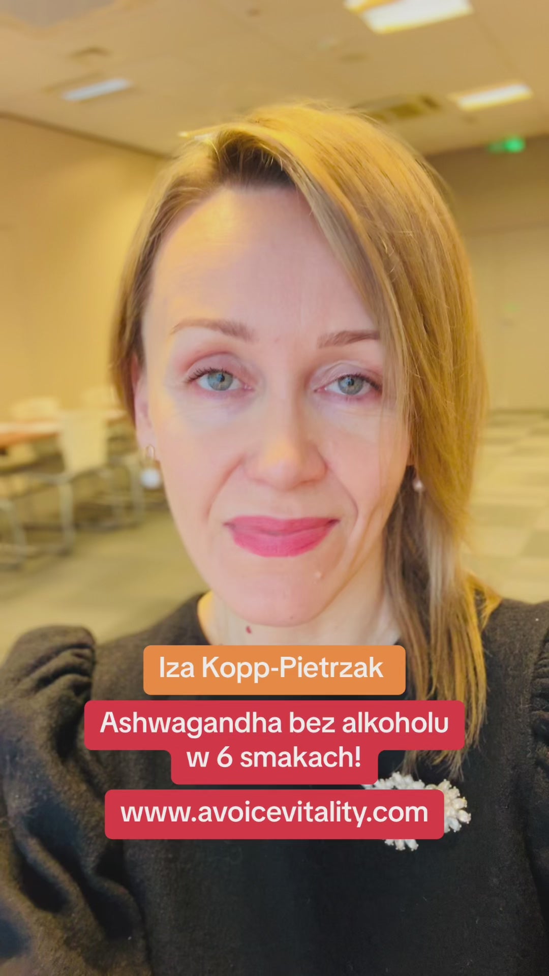 Opinia Iza Kopp-Pietrzak o Ashwagandha od Avoice Vitality